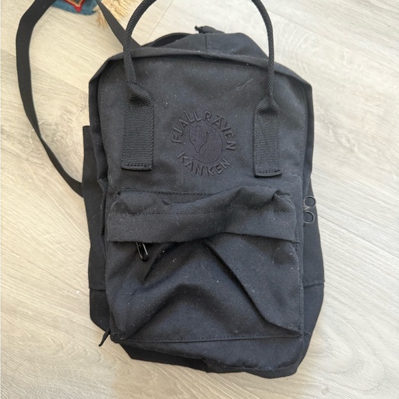 Fjallraven Kånken Re-Kanken Mini Black Backpack - Picture 1 of 4